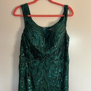 Brand New!Fashion Nova Emerald green cocktail dress